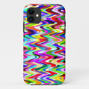 Abstract Multicolor Mosaic Pattern #6 iPhone 11 Case