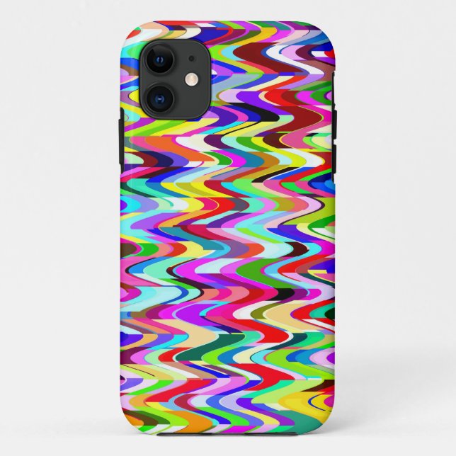 Abstract Multicolor Mosaic Pattern #6 Case-Mate iPhone Case (Back)