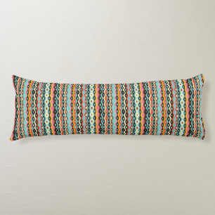Abstract multicolor pattern body cushion