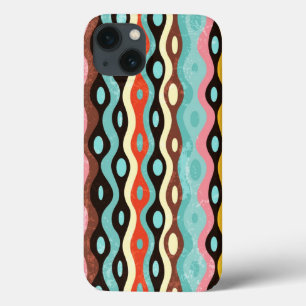 Abstract multicolor pattern iPhone 13 case