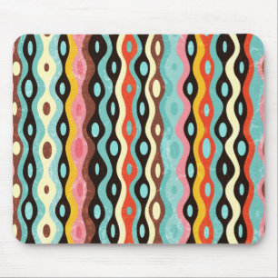 Abstract multicolor pattern mouse mat