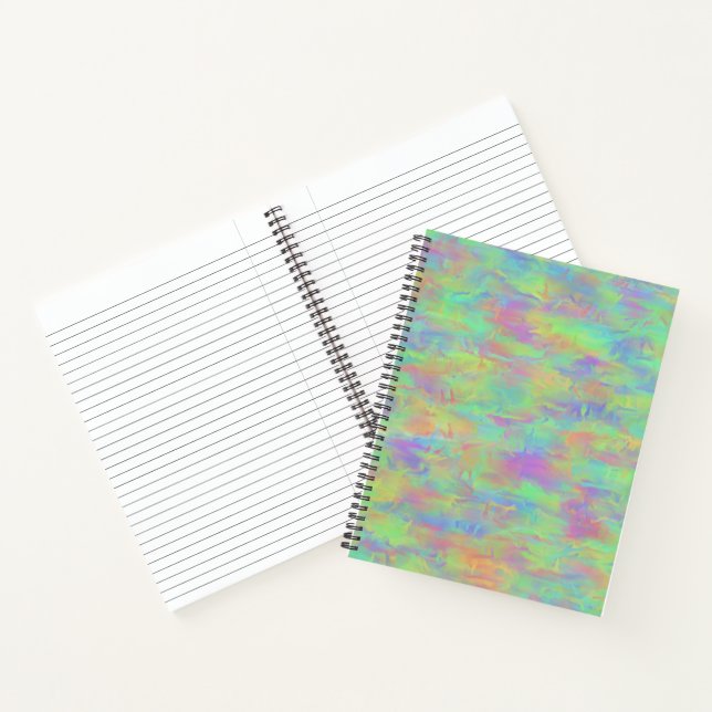 Abstract Multicolor Pattern Notebook (Inside)