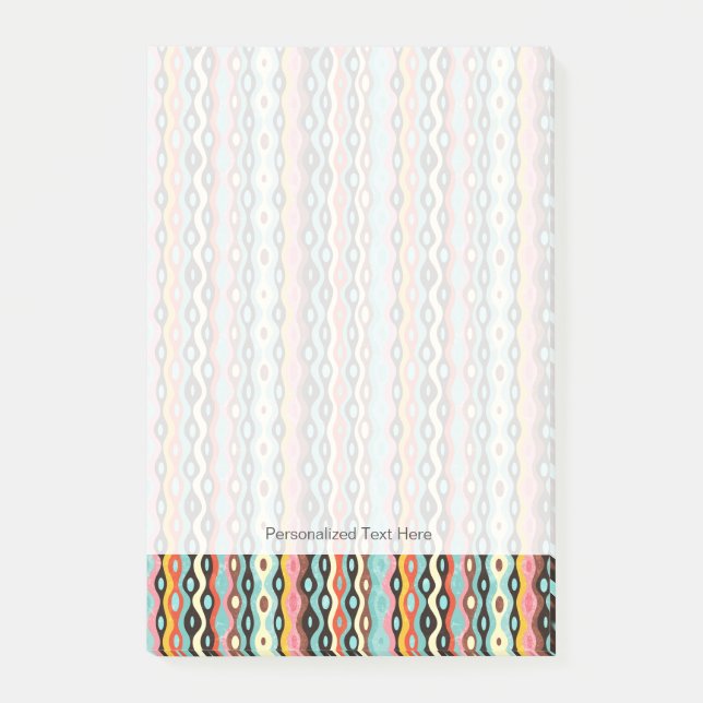 Abstract multicolor pattern post-it notes (Front)