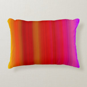 Abstract Multicolor Stripes Decorative Cushion