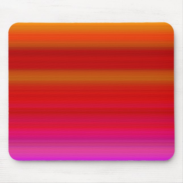 Abstract Multicolor Stripes Mouse Mat (Front)