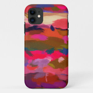 Abstract Multicolor Watercolor Pattern #2 iPhone 11 Case