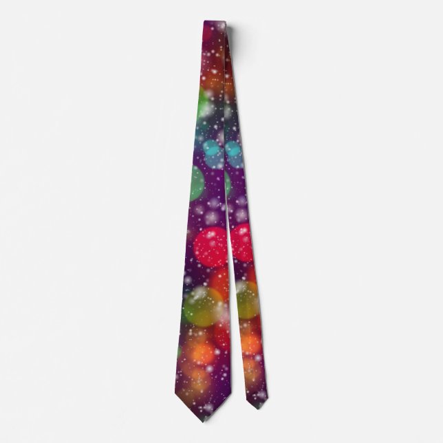 Abstract Multicolored Bokeh Background-25363 Tie (Front)