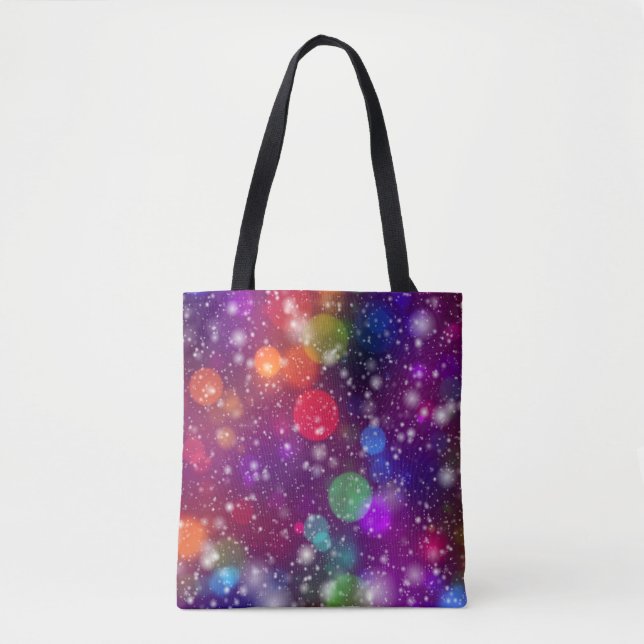 Abstract Multicolored Bokeh Background-25363 Tote Bag (Front)