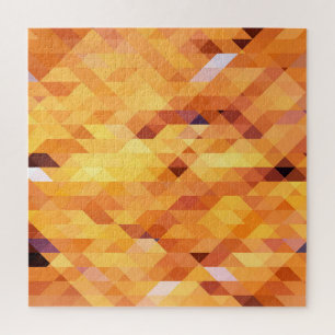 Abstract multicolored, low poly mosaic. jigsaw puzzle