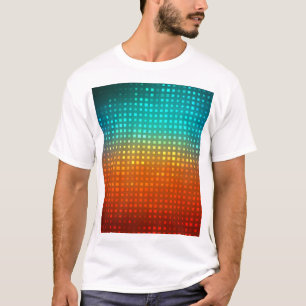 Abstract multicolored soccer, artistic lights. T-Shirt