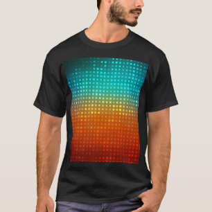 Abstract multicolored soccer, artistic lights. T-Shirt
