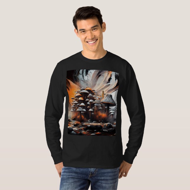 Abstract Mushroom T-Shirt (Front Full)