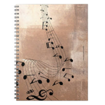 Abstract Music Notes