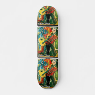 ABSTRACT MUSIC SKATEBOARD