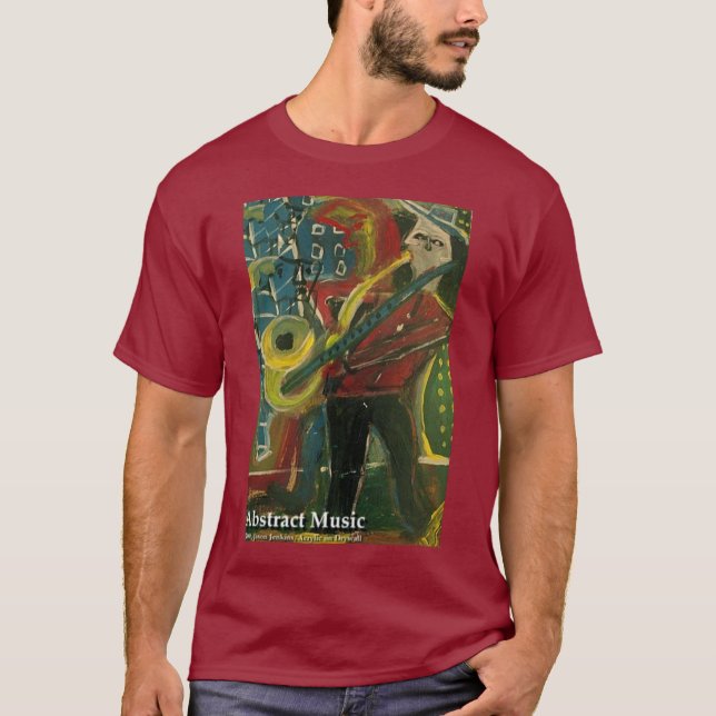 Abstract Music T-Shirt (Front)