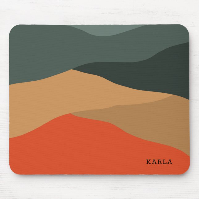 Abstract nature landscape mouse mat (Front)