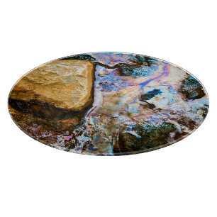 abstract nature still water cutting board