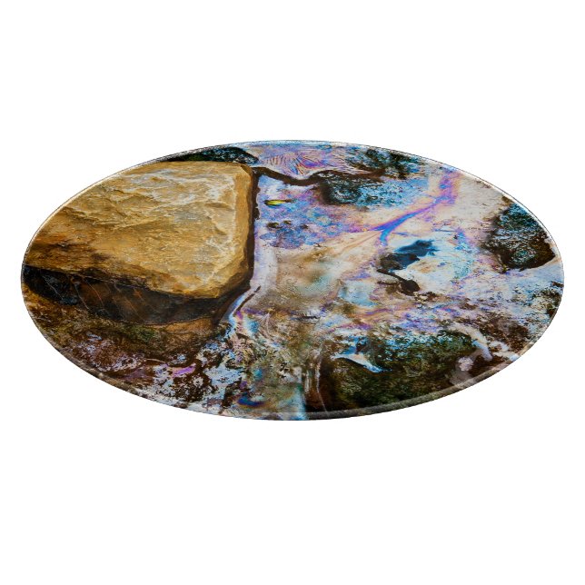 abstract nature still water cutting board (Corner)