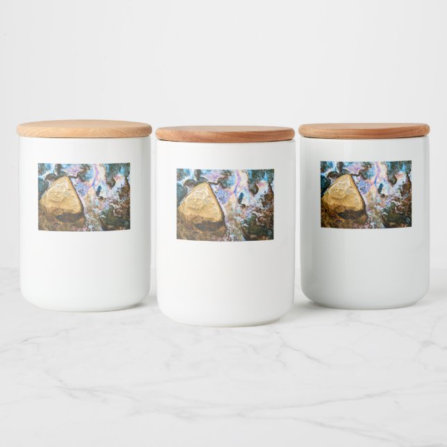 abstract nature still water food label (Bottles)