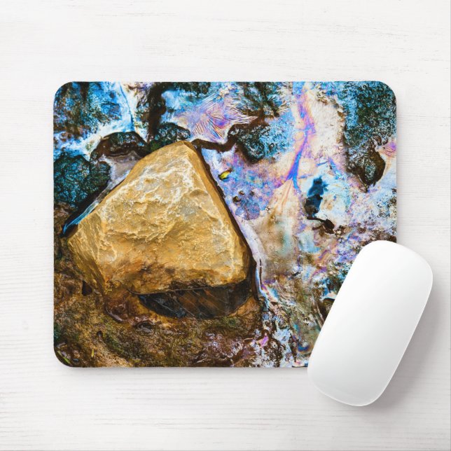 abstract nature still water mouse mat (With Mouse)