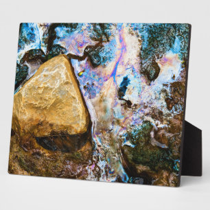 abstract nature still water plaque