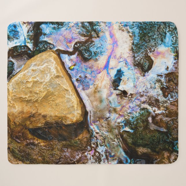 abstract nature still water sherpa blanket (Front (Horizontal))