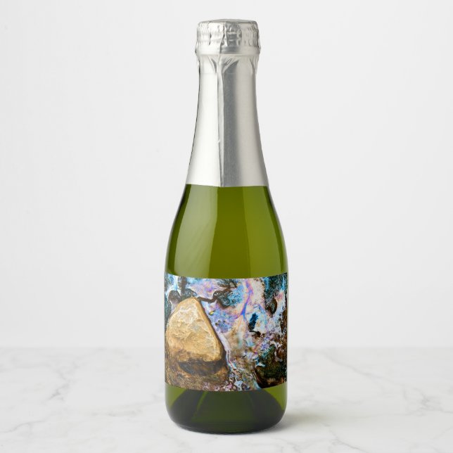 abstract nature still water sparkling wine label (Front)