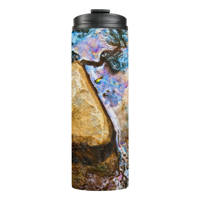 abstract nature still water thermal tumbler (Front)
