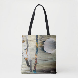 Abstract nature tote bag
