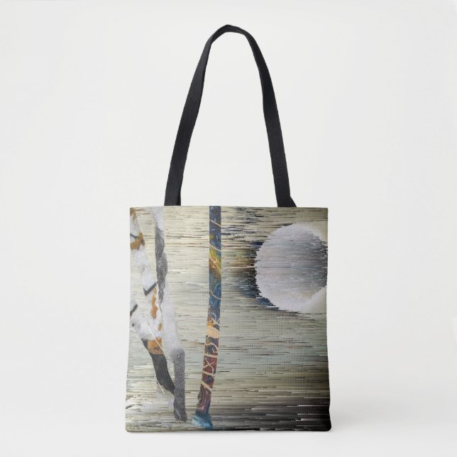 Abstract nature tote bag (Front)