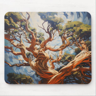 Abstract Nature Tree Mouse Mat