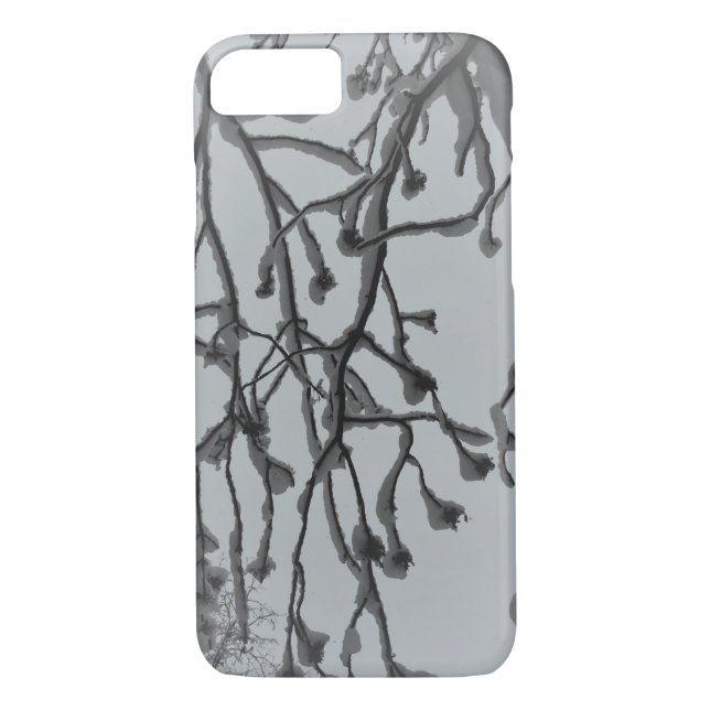 Abstract Nature Tree Snow iPhone / iPad case (Back)