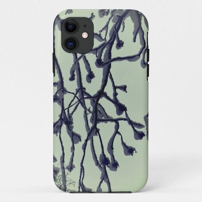 Abstract Nature Tree Snow iPhone / iPad case (Back)