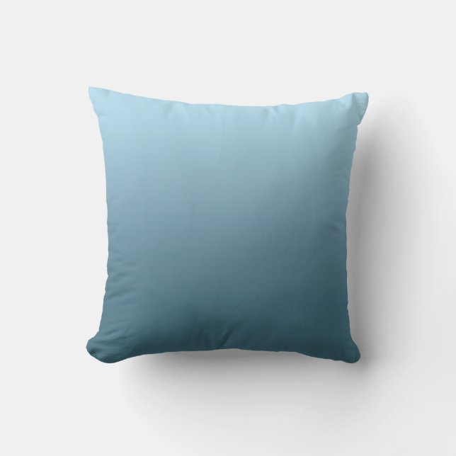 Abstract navy marine blue pure colour trend modern cushion (Front)