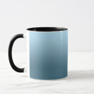 Abstract navy marine blue pure colour trend modern mug