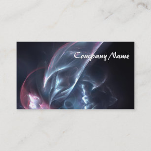 Abstract Nebula Blue and Purple Business Card