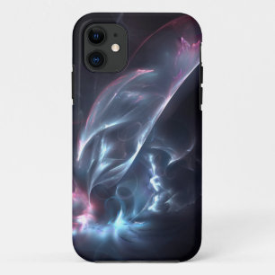 Abstract Nebula Blue and Purple iPhone 11 Case