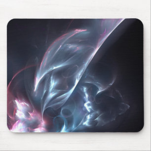 Abstract Nebula Blue and Purple Mouse Mat