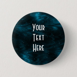 Abstract Nebula Texture - Blue 6 Cm Round Badge
