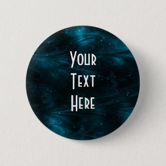 Abstract Nebula Texture - Blue 6 Cm Round Badge