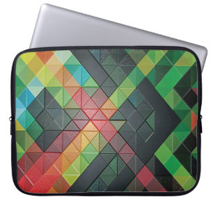 Abstract Neoprene Laptop Sleeve 15 inch