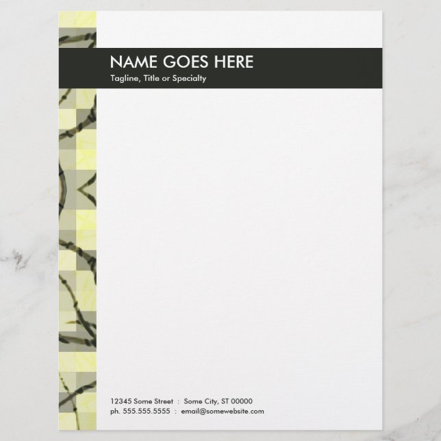 abstract nerves customised letterhead (Front)