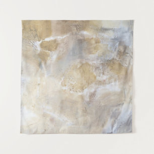 Abstract neutral painting wall art tapestry