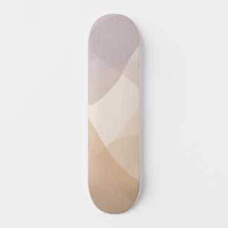 Abstract Neutral Tones Skateboard
