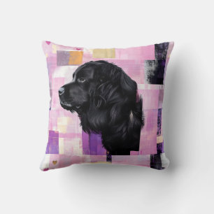 Abstract Newfie Cushion