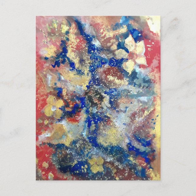 Abstract no 1 postcard (Front)