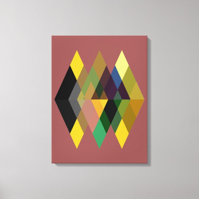 Abstract No. 726 Canvas Print (Front)