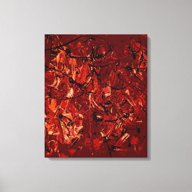 Abstract No. 757 Canvas Print (Front)