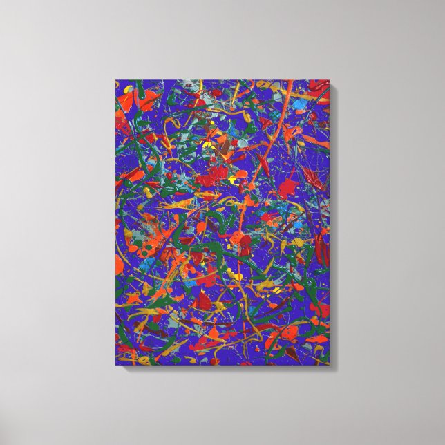 Abstract No. 817 Canvas Print (Front)