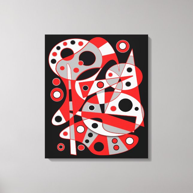 Abstract No. 961 Canvas Print (Front)